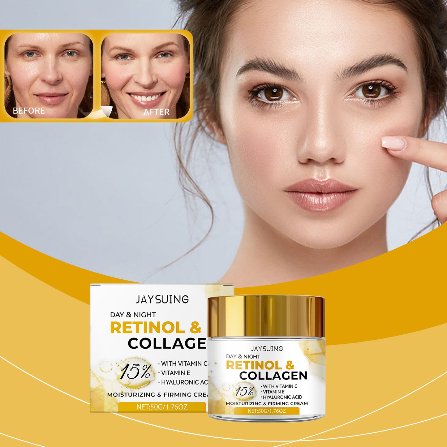 Collagen Moisturizing Body Cream 50g - Hydrating Skin Care