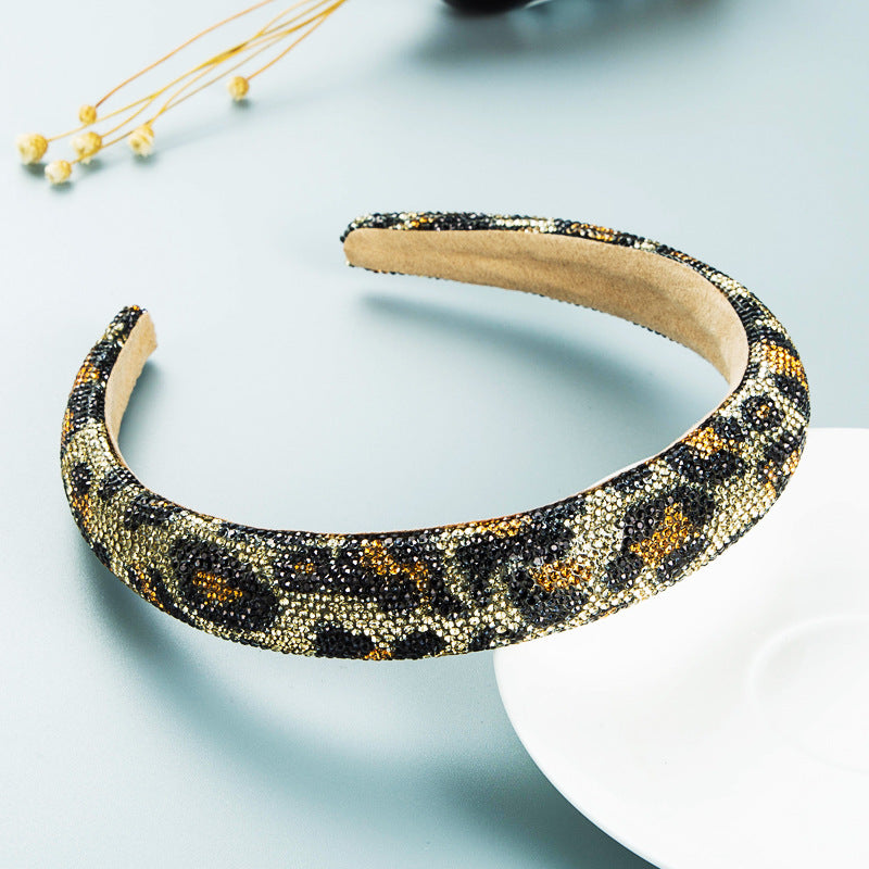 Vintage Baroque Rhinestone Hair Hoop with Gypsophila and Pearl Details