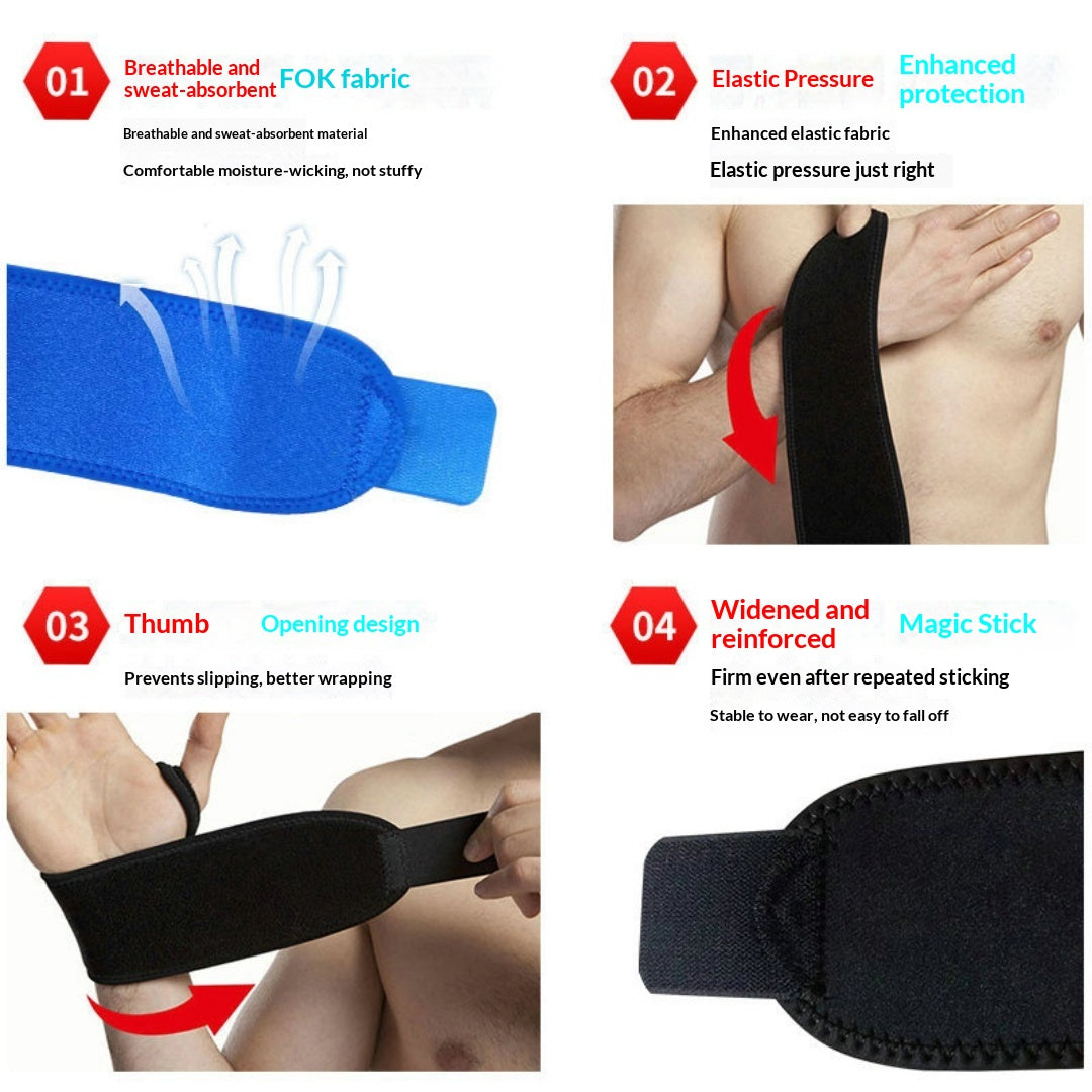 Compression Wristbands for Sports - 2 Pack