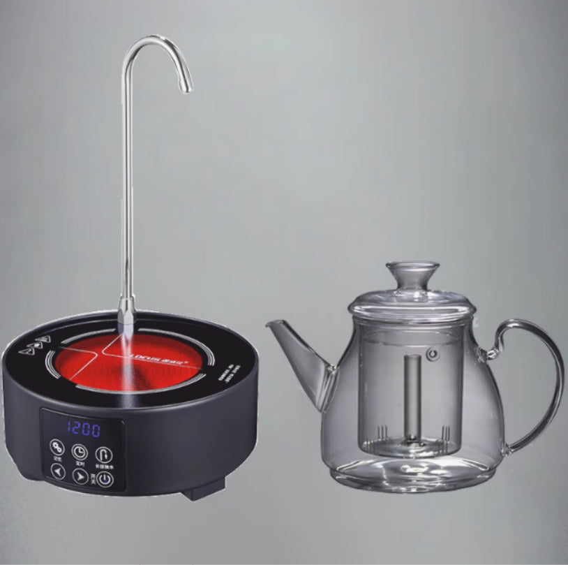 Large Capacity Glass Steam Teapot for Home Brewing - 1.5L
