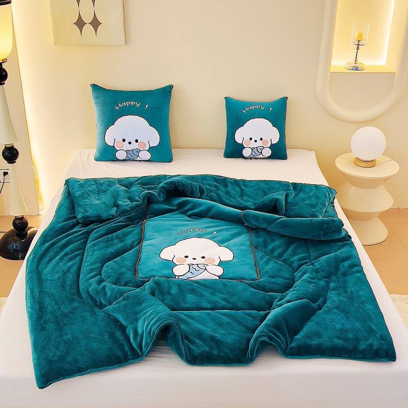 Cute Dog Design Pillow Cover Multi-Size & Color Options - Home Bedding