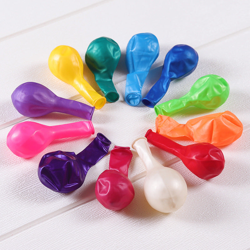 Assorted Latex Balloons for Wedding and Party Decorations - 100PCS