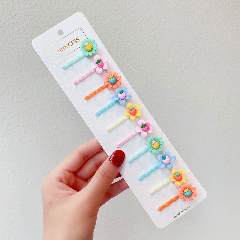 Cute Princess Hairpin for Girls - Non-Hurt One Word Clip Hair Accessories