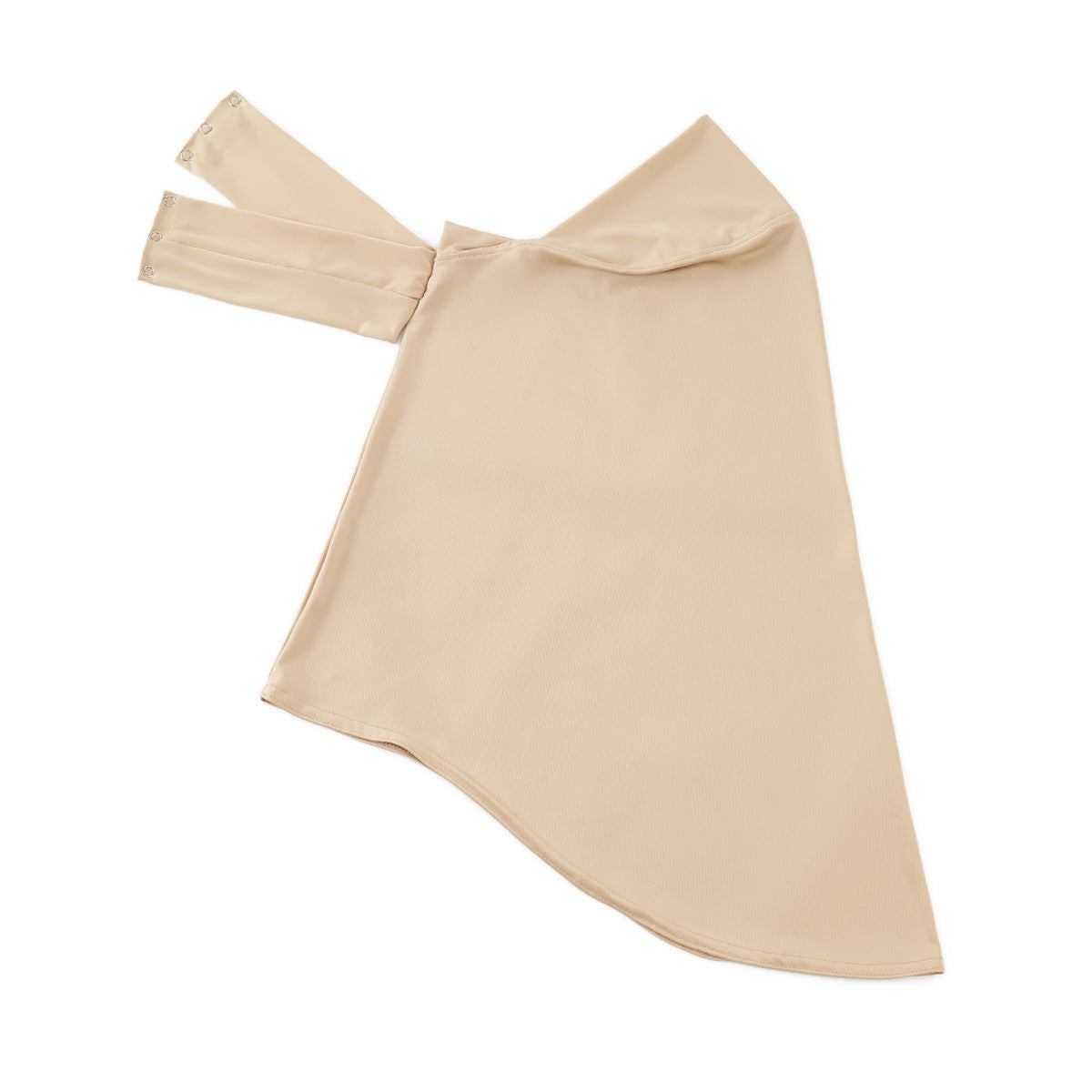 Women's Linen Headscarf with Chin Closure