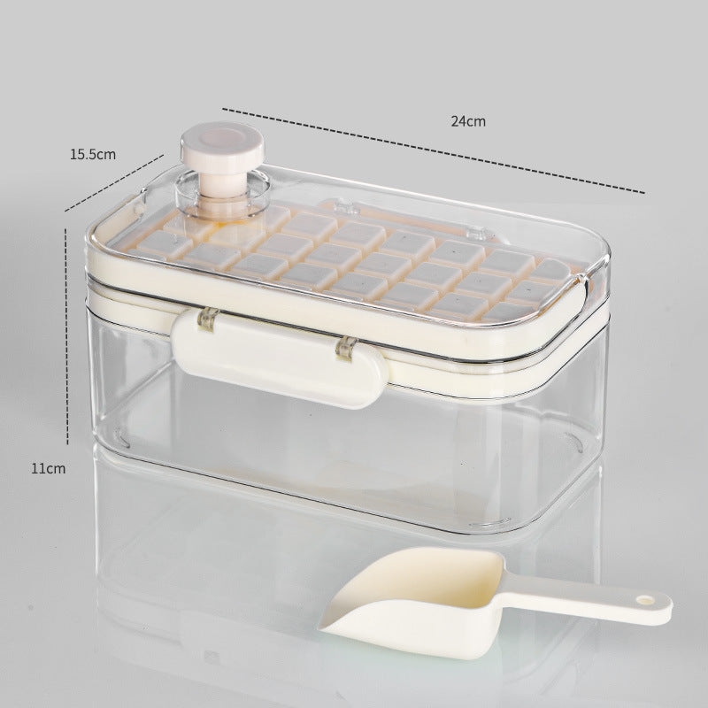 Silicone Ice Cube Mold with Single & Double Layer Options - Square Design
