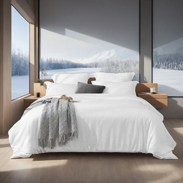 Oversized Bohemian Duvet Cover Set with 2 Pillowcases