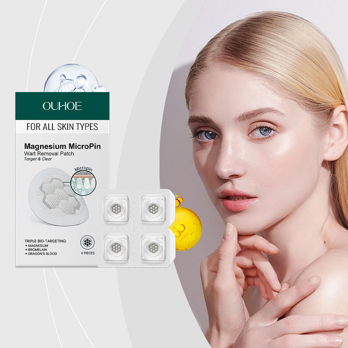 Skin Cleansing & Beauty Patches - 4pcs