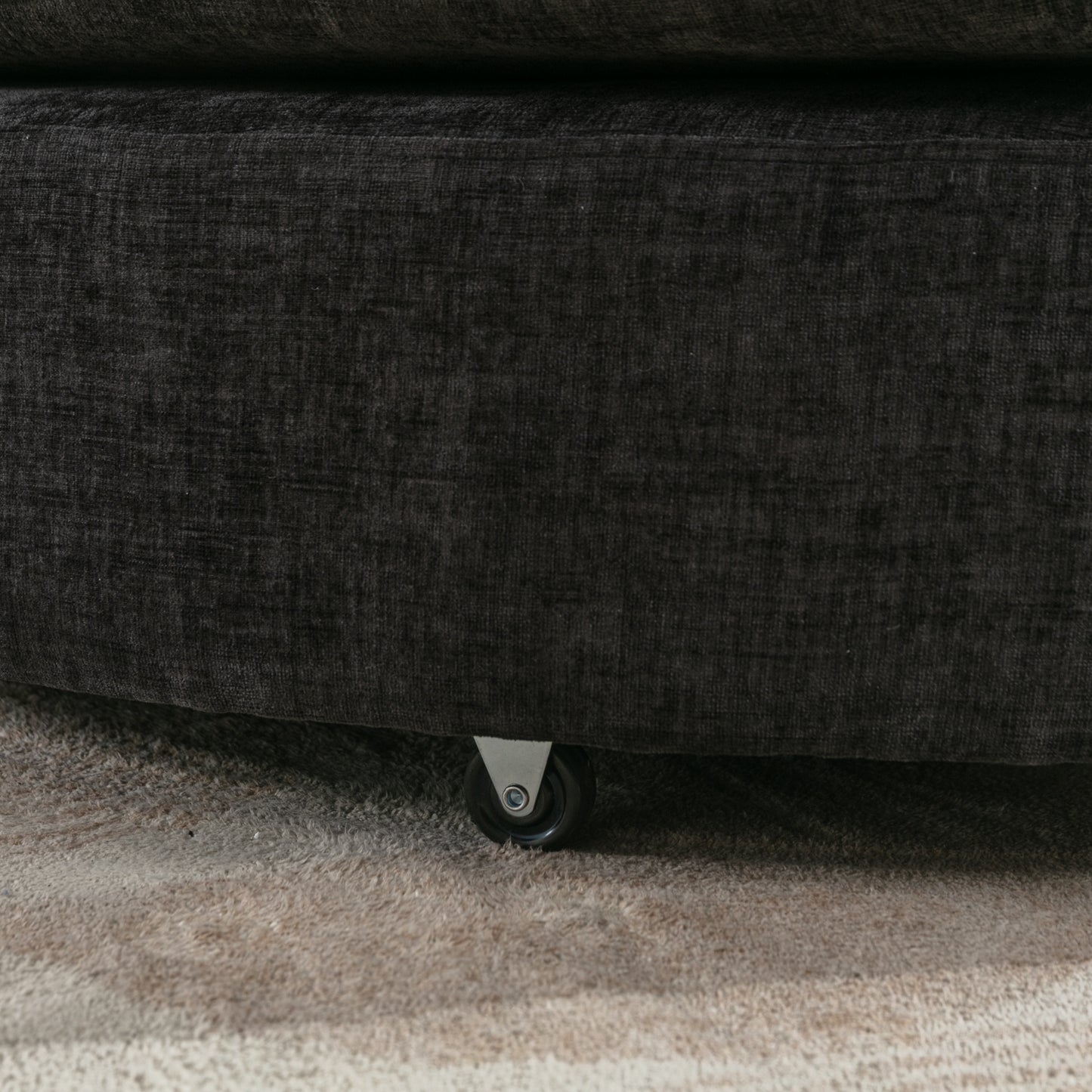 360° Swivel Accent Barrel Chair with Storage Ottoman & 4 Pillows - Gray