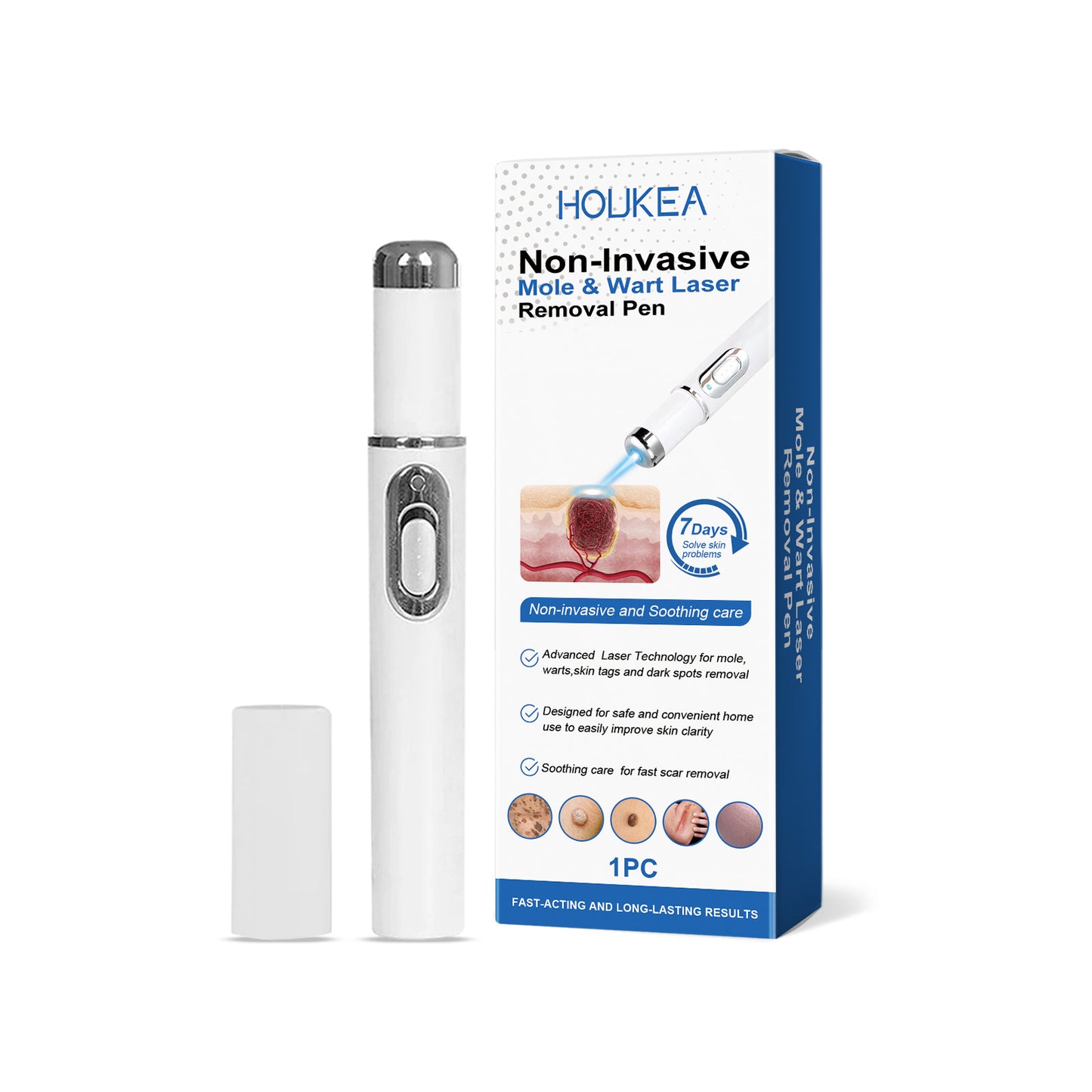 Skin Care Laser Pen - Portable Body Care Device for Home Use