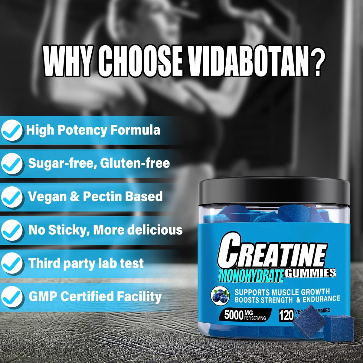 Creatine Jelly - Raspberry Flavored Supplement