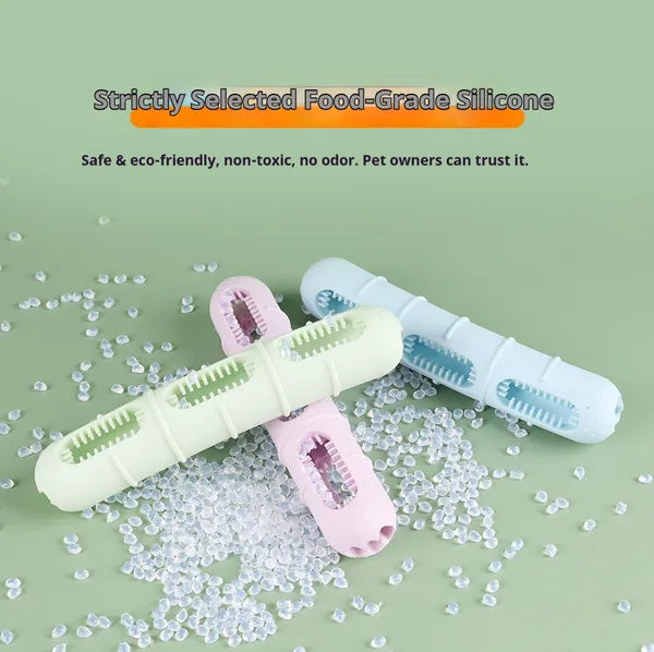 Dog Chew Toys for Teeth Cleaning, Plush Pet Sausage Chew Brush, Multiple Colors
