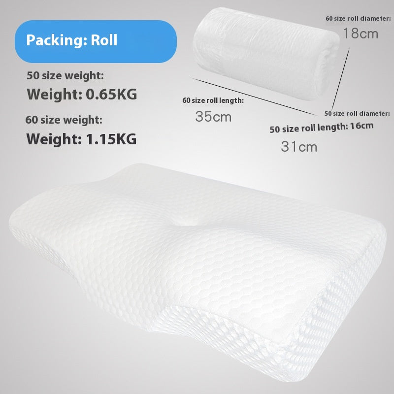 Memory Pillow Butterfly Cervical Support with Slow Rebound Memory Foam
