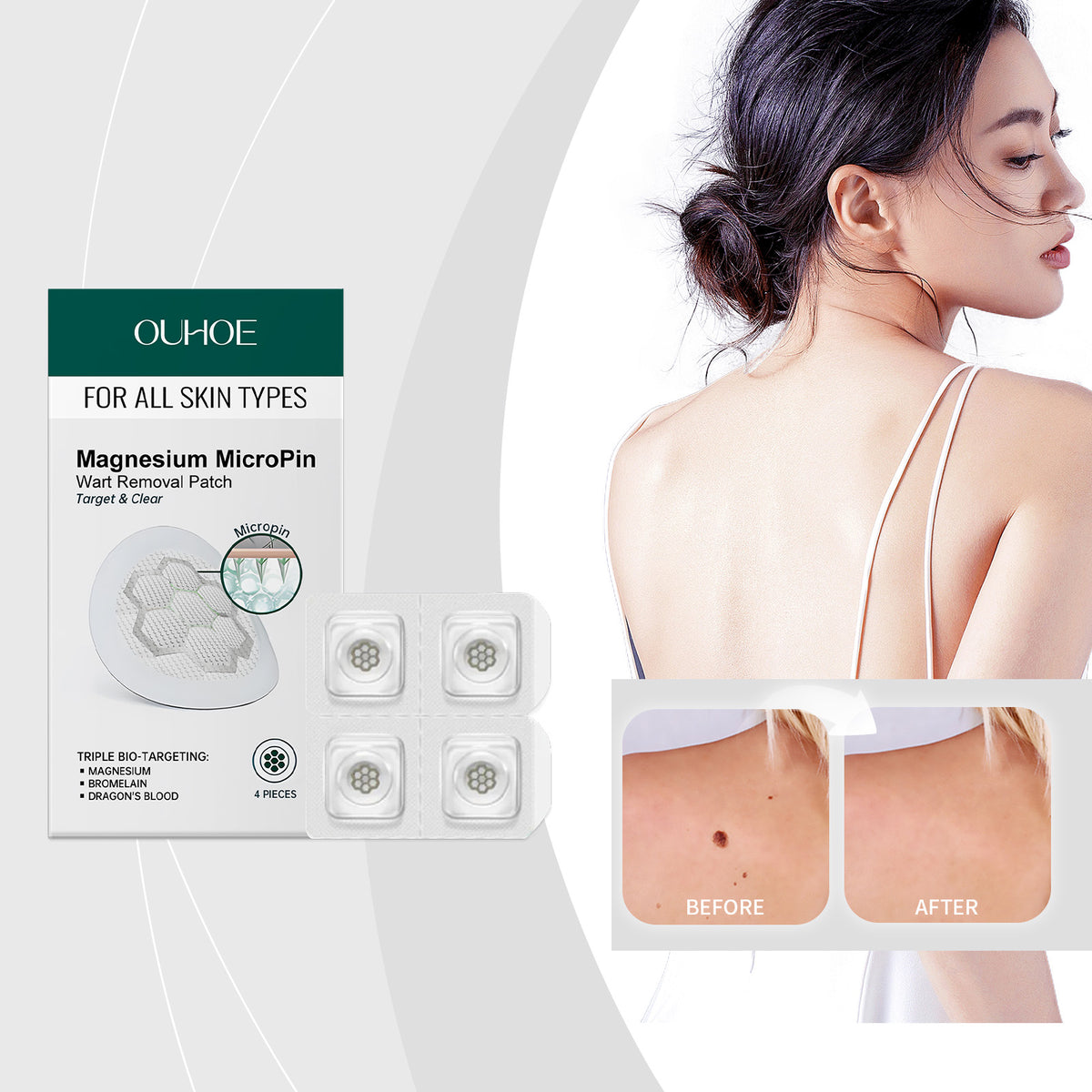 Skin Cleansing & Beauty Patches - 4pcs