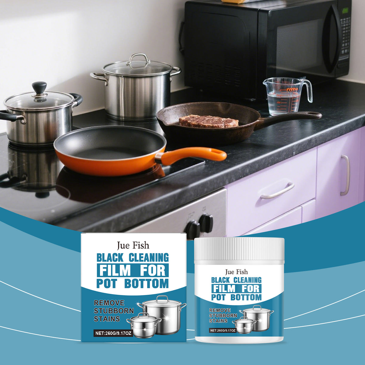 Kitchen Descaling Paste for Ice Makers and Pots - 260g