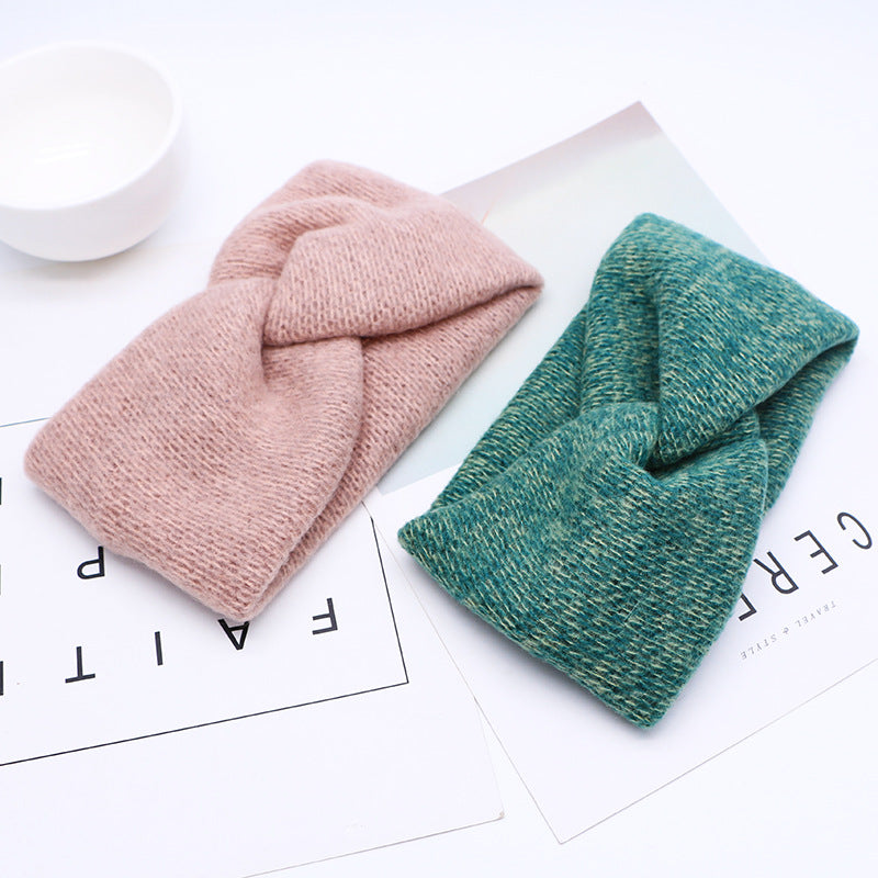 Woven Knitted Wool Turban Headband