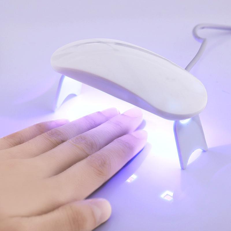 Nail UV LED Phototherapy Lamp - White USB