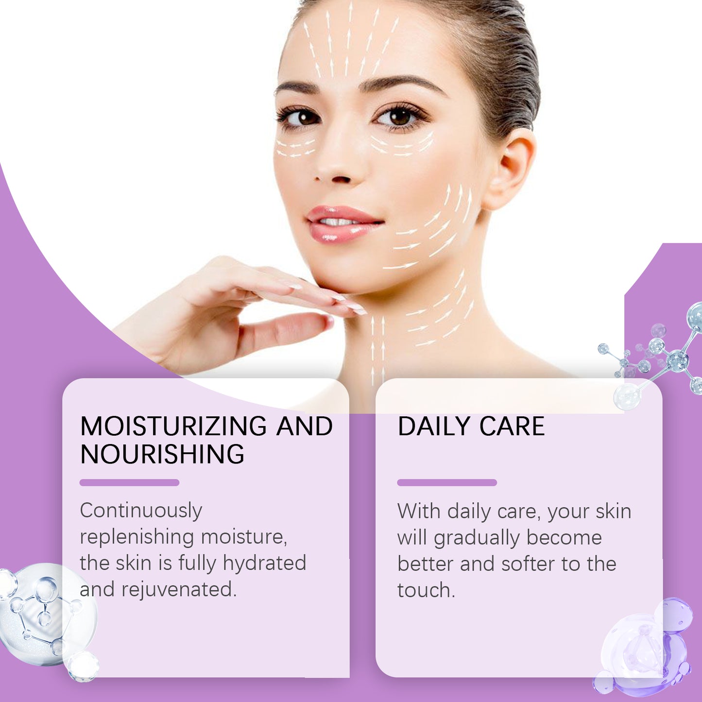 Hyaluronic Acid & Vitamin C Anti-Wrinkle Facial Serum - 30ml