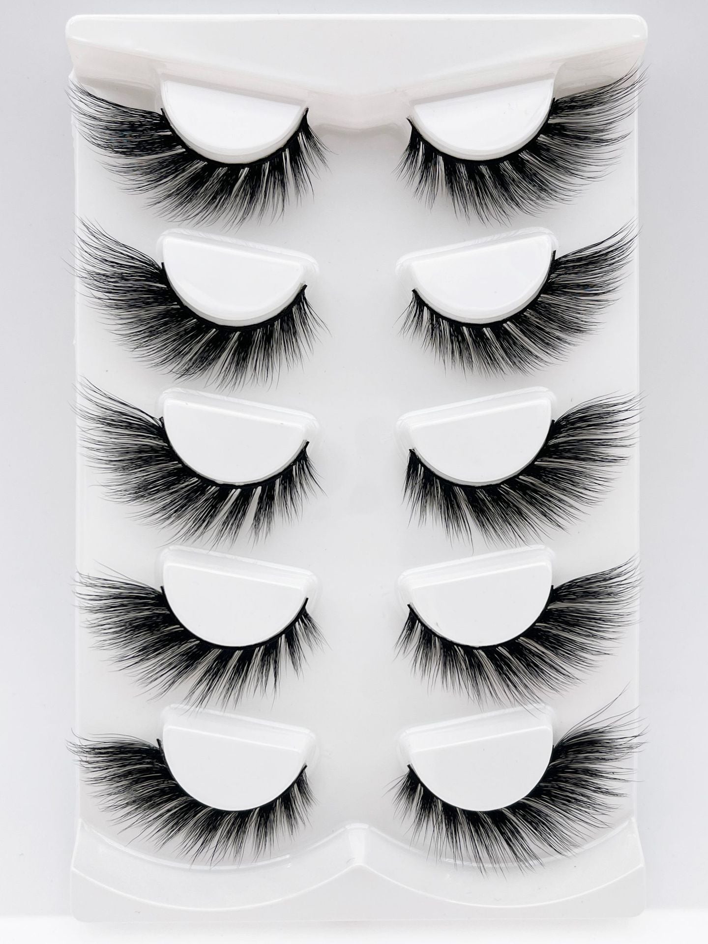 Natural Mink False Eyelashes with Lengthening Eye Tail Design - Multiple Styles