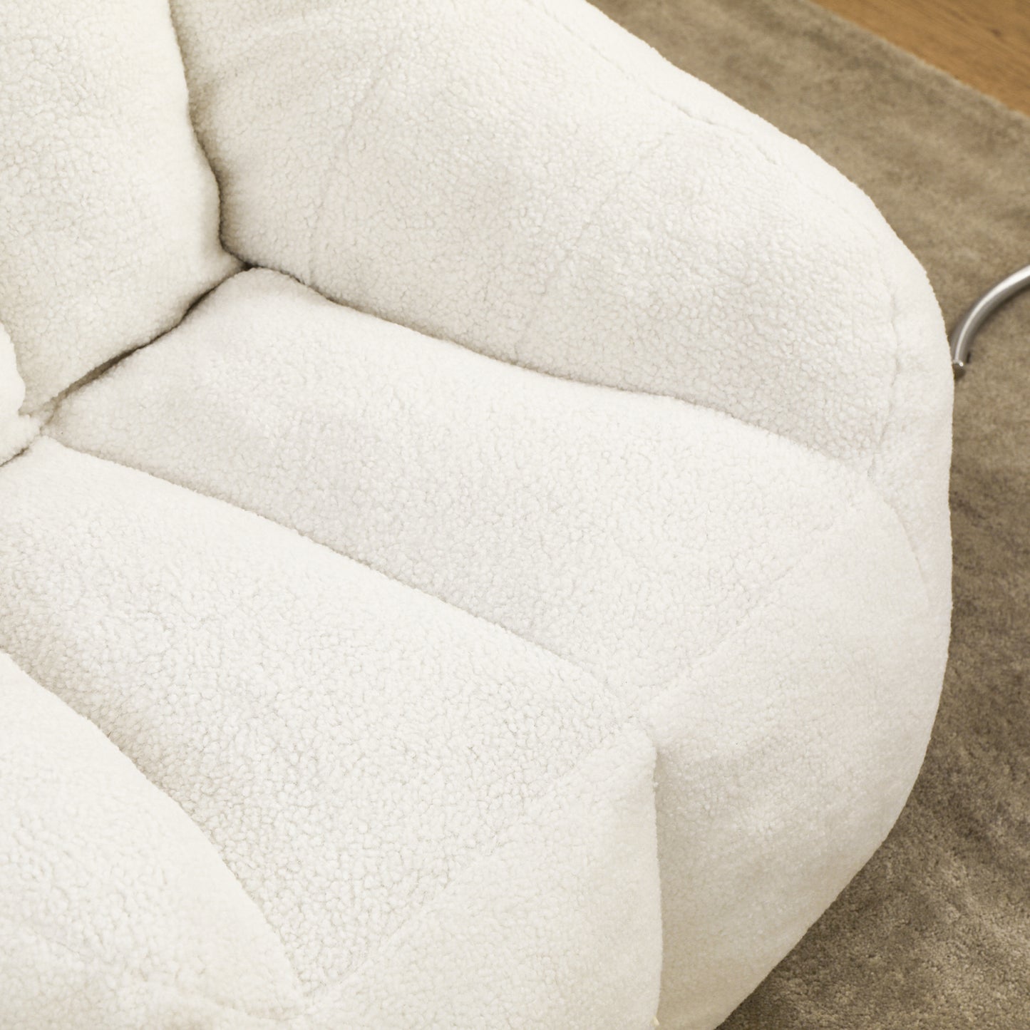 Bean Bag Chair With Filler, Sofa Tufted Soft Stuffed Filling, Fluffy