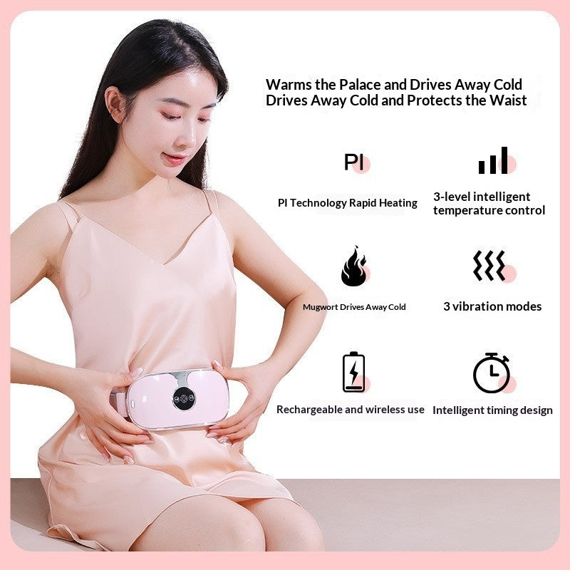 USB Rechargeable Heating Massage Waist Belt