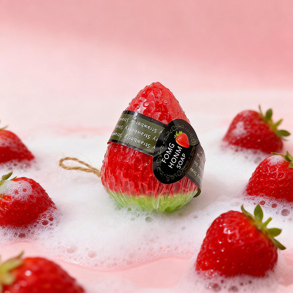Strawberry Fruit Soap Bar 130g