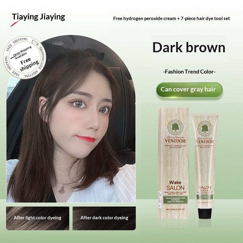 Plant-Based Hair Dye Cream - Gray Coverage