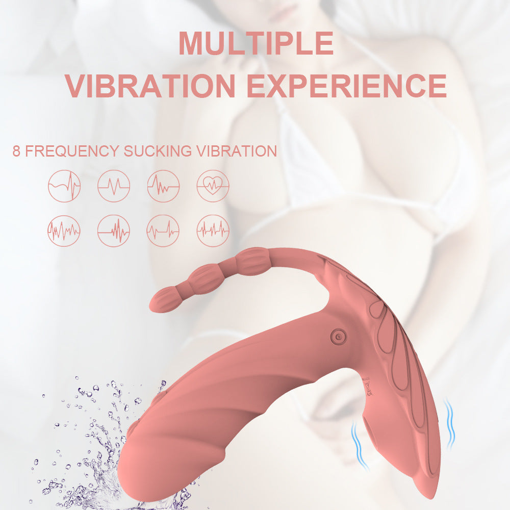 Rechargeable Wearable Panty Vibrator - 8 Vibration Modes, Pink