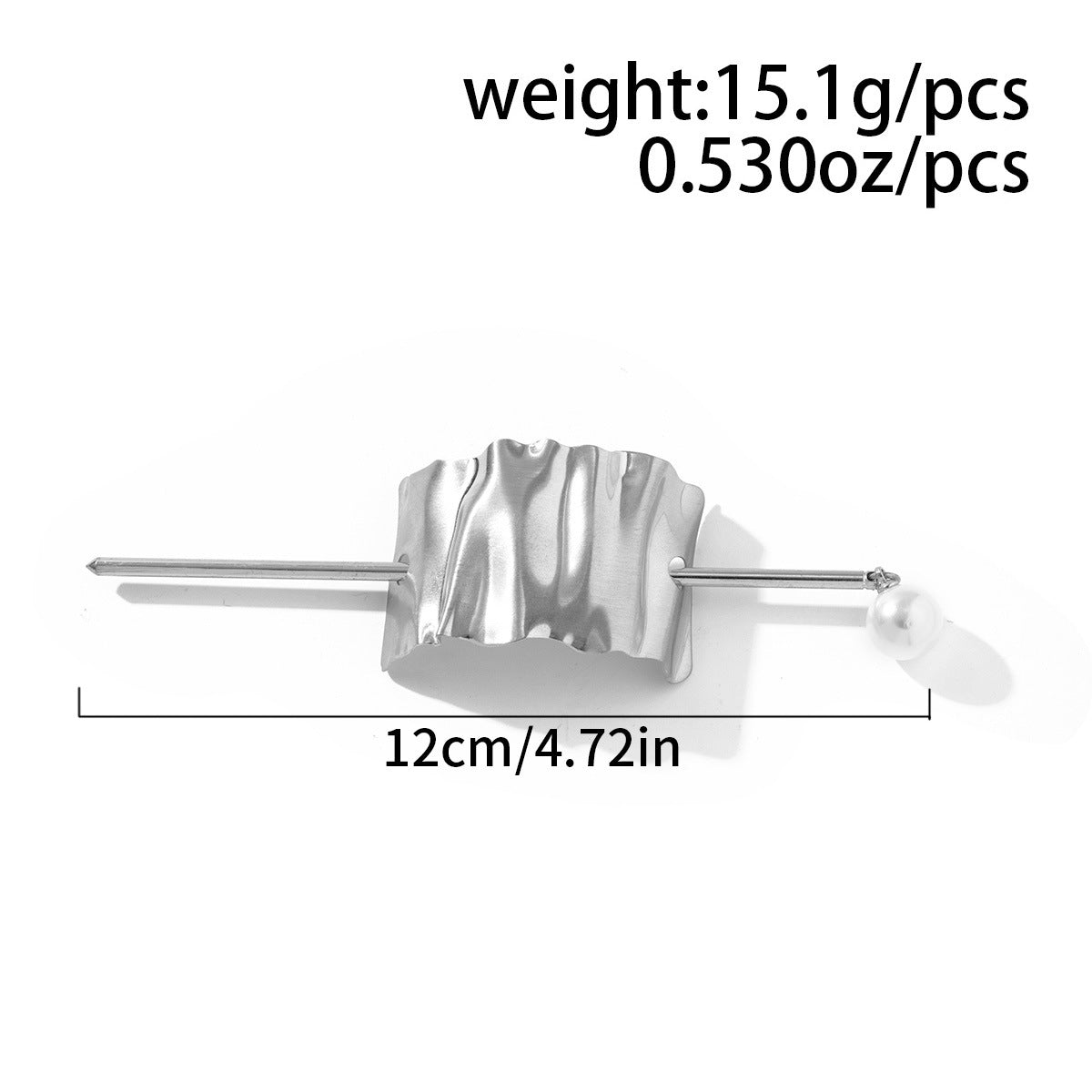Pearl Hair Chignon Hairpin for Back of Head