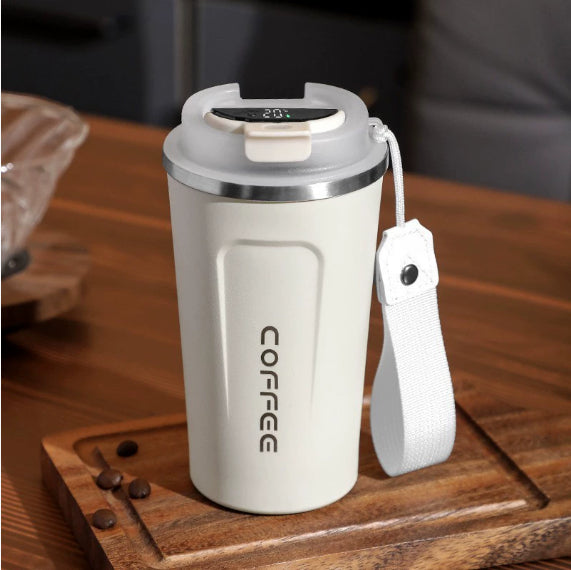 Insulated Stainless Steel Cup with Digital Temperature Display 510ml