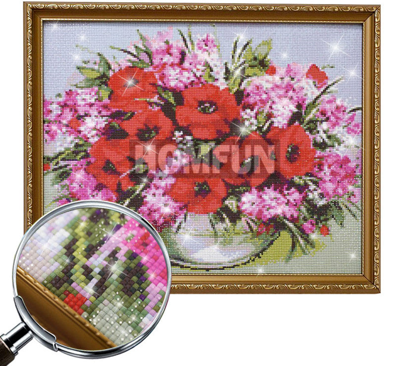 DIY Diamond Painting Kit Daisy Flower Cross Stitch Art Home Decor Gift