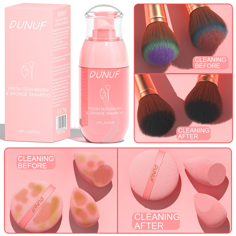 Portable Makeup Tools Cleaner 55ML for Cosmetic Brush & Sponge Cleaning