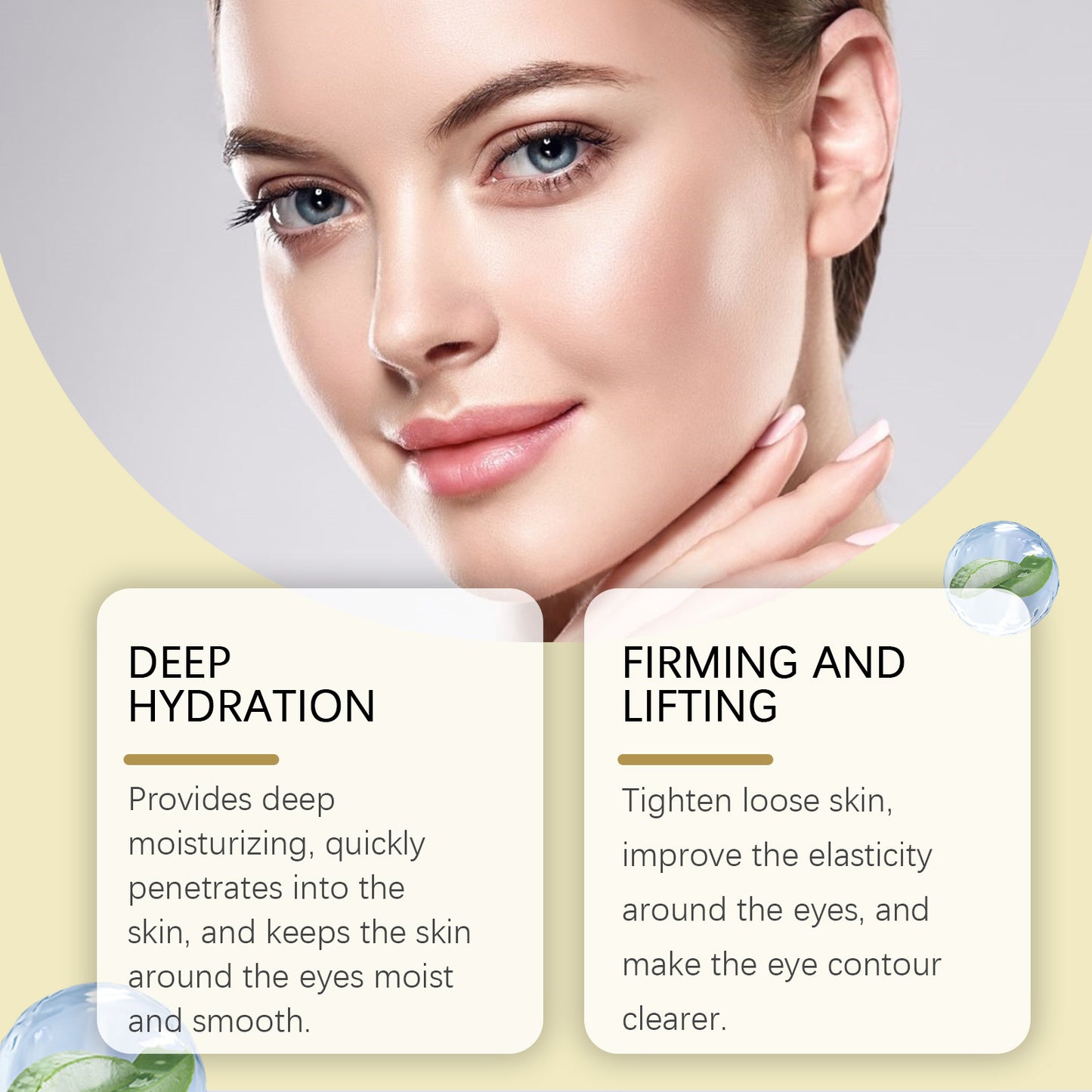 Gold Firming Eye Mask - 5 Pack Hydrating & Anti-Aging Patches