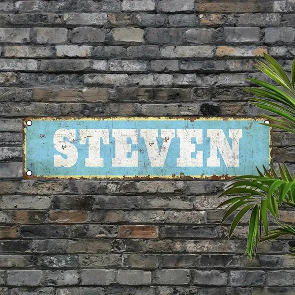 Vintage Aluminum Wall Art Sign - 4x16 Inch Dustproof & Waterproof