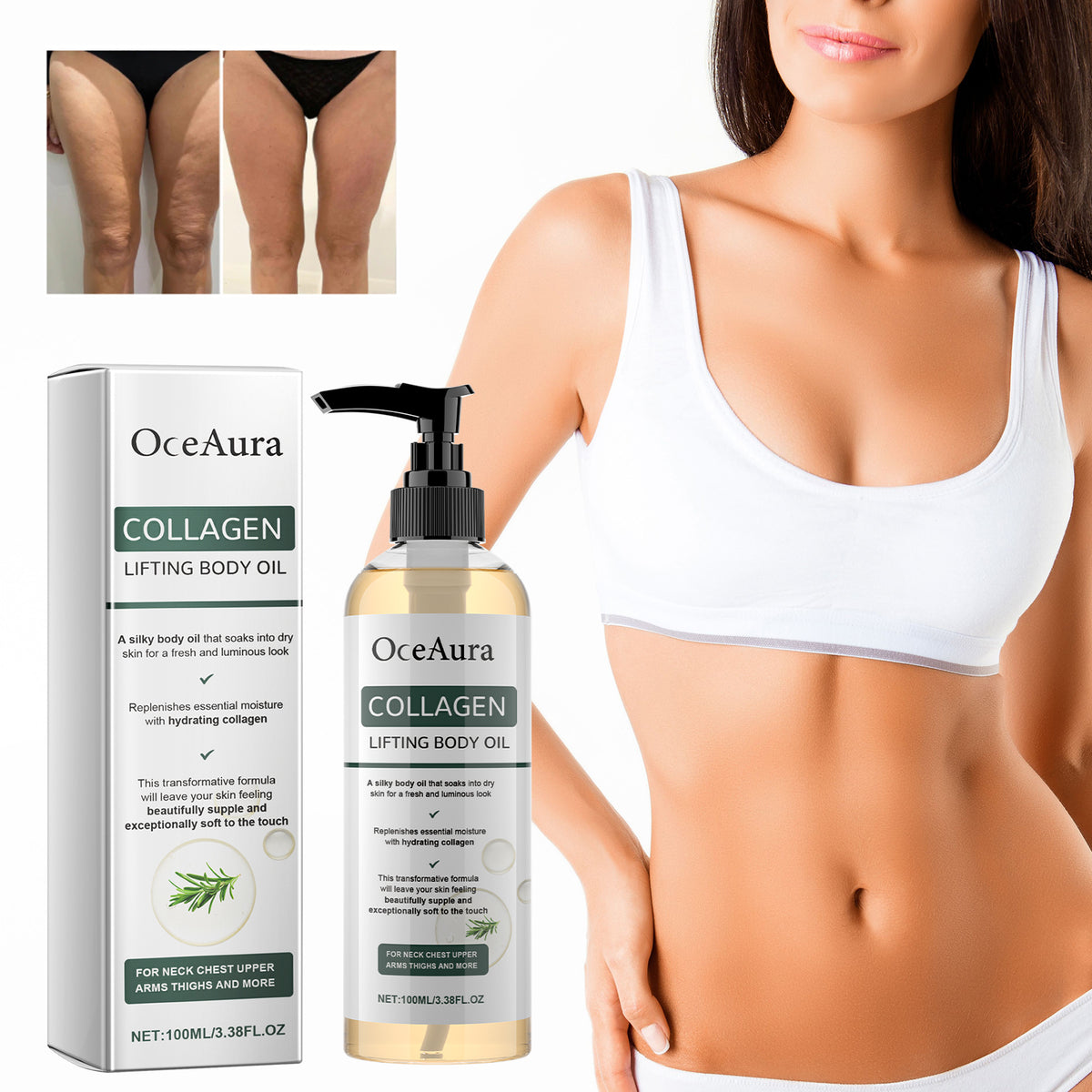 Collagen Firming Body Oil - Moisturizing Skin Care for Body 100ml