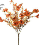 Artificial Brown Eucalyptus Faux Flower Decoration Set - Home & Garden