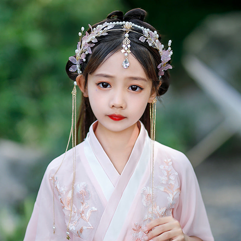 Children's Antique Hanfu Forehead Hairband