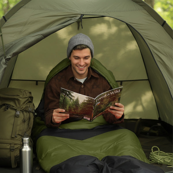 Heated Sleeping Bag with USB Heating Pads - Waterproof & Lightweight