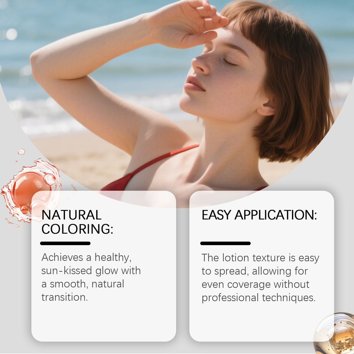 Moisturizing Tanning Spray for Face and Body - 100ml