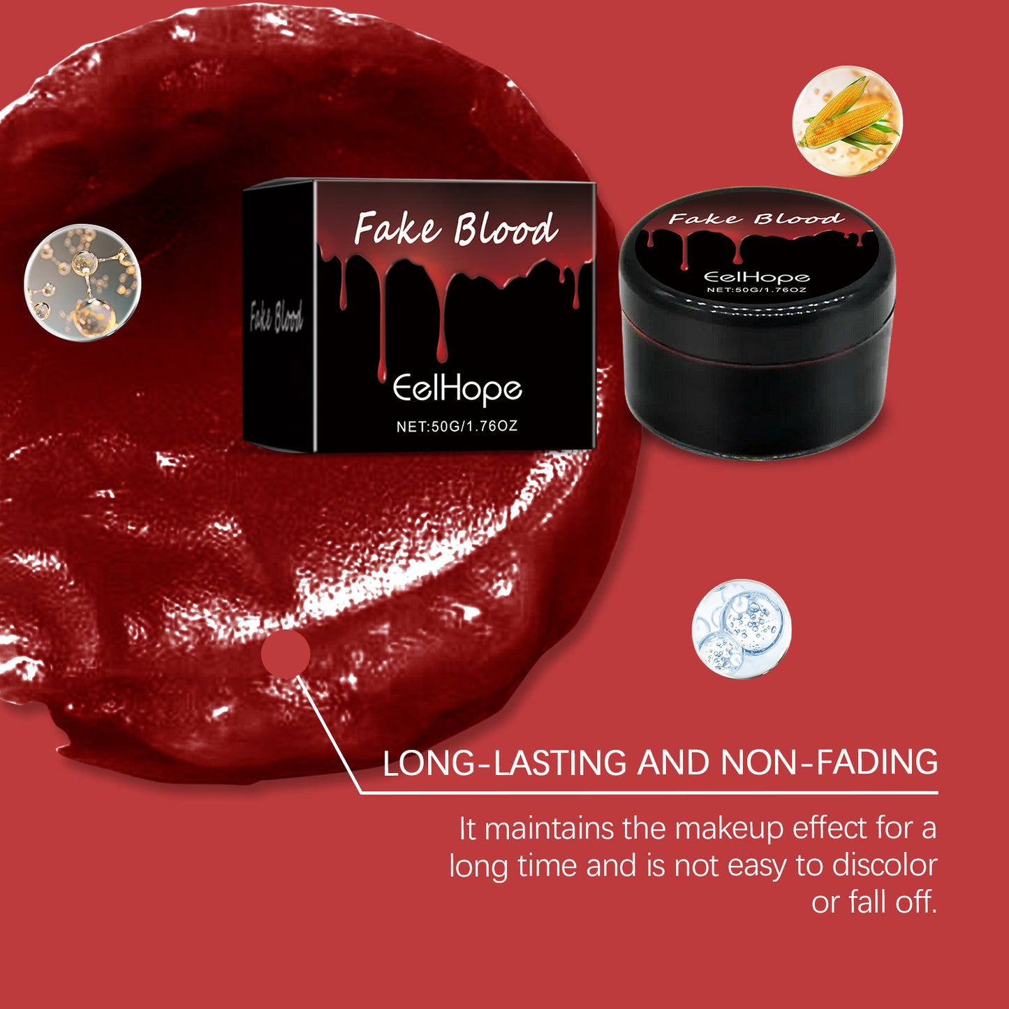 Realistic Fake Blood Gel for Halloween Cosplay - 50g