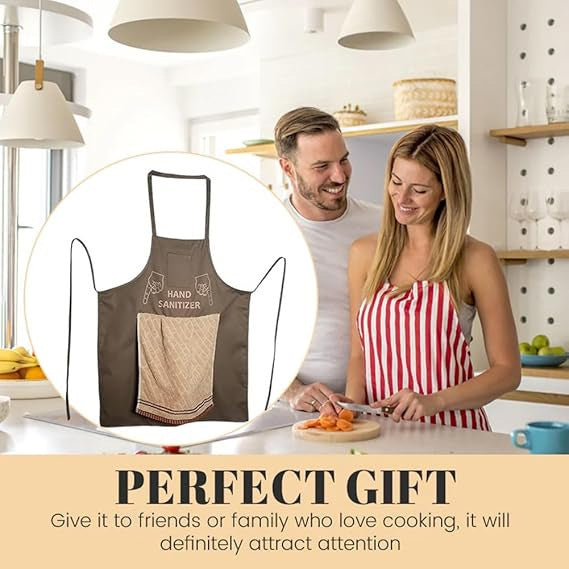 Waterproof Oil-Proof Canvas Cotton Apron for Kitchen Cooking - Chef Prank Style