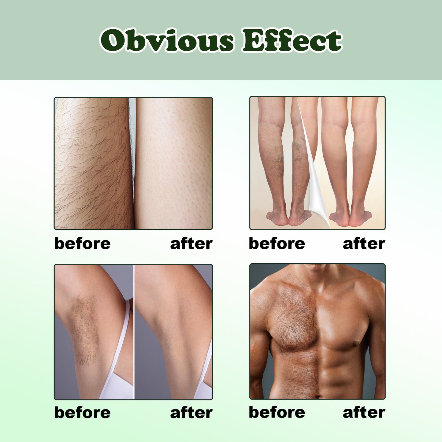 Hair Removal Spray 30ml - Gentle, Refreshing Full-Body Use & Body Cleansing