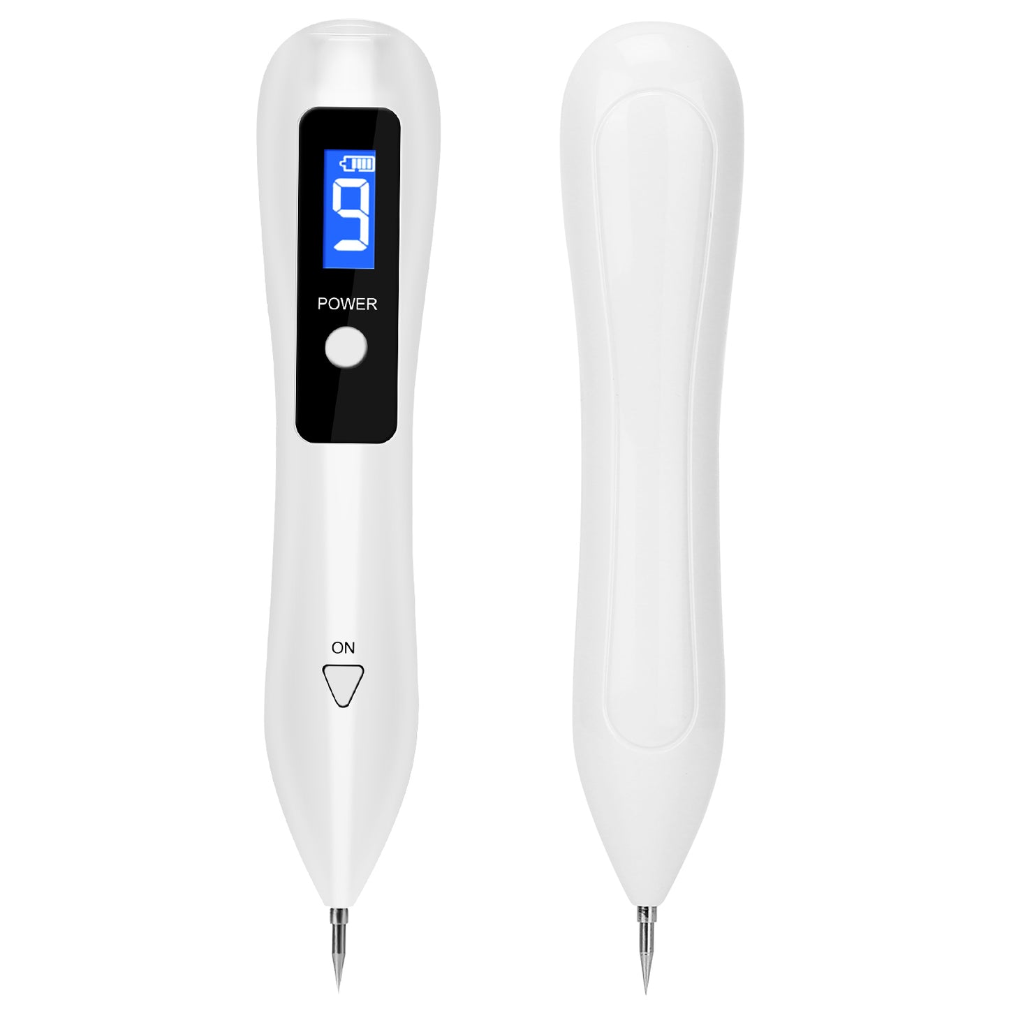 2 PCS Skin Tag Repair Kit - 9-Level Adjustable LCD Beauty Tool with Needles