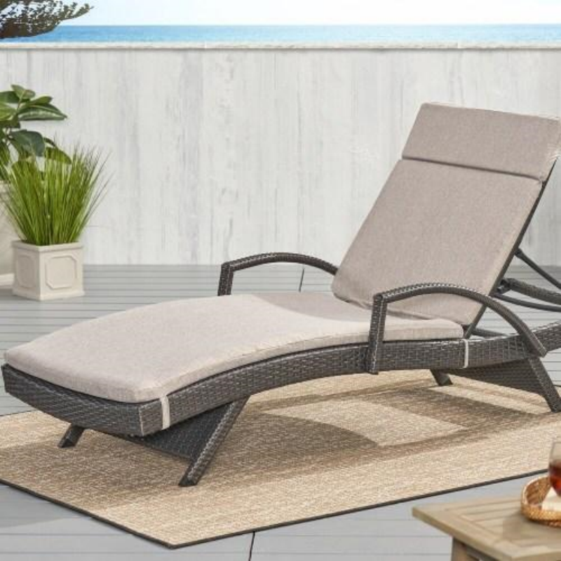 Salem Outdoor Lounge Chair Cushions - Set of 2, Weather-Resistant