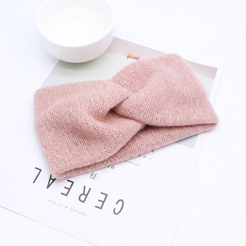Woven Knitted Wool Turban Headband