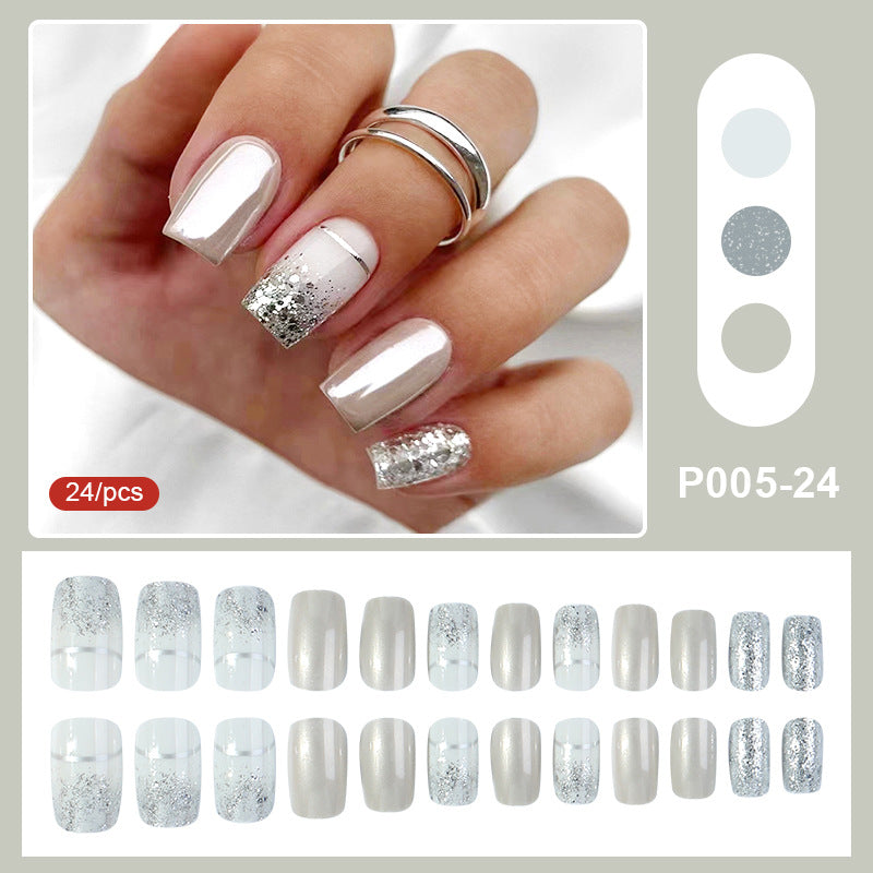 French Armor Nail Art Kit for Manicure - Starry Sky Design, Plastic, Multiple Styles