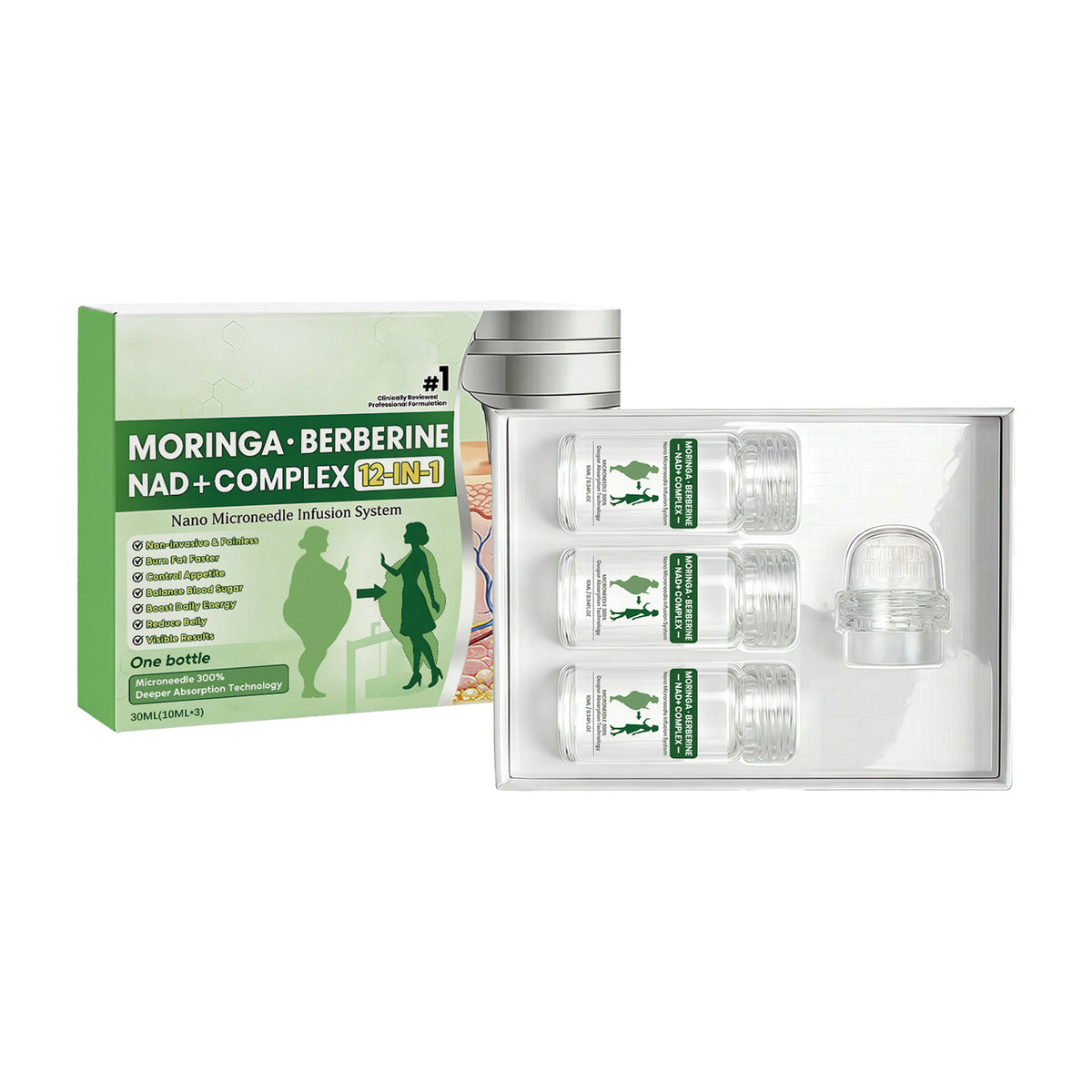 Nano Microneedle Face Patch for Skin Rejuvenation - Suit Style
