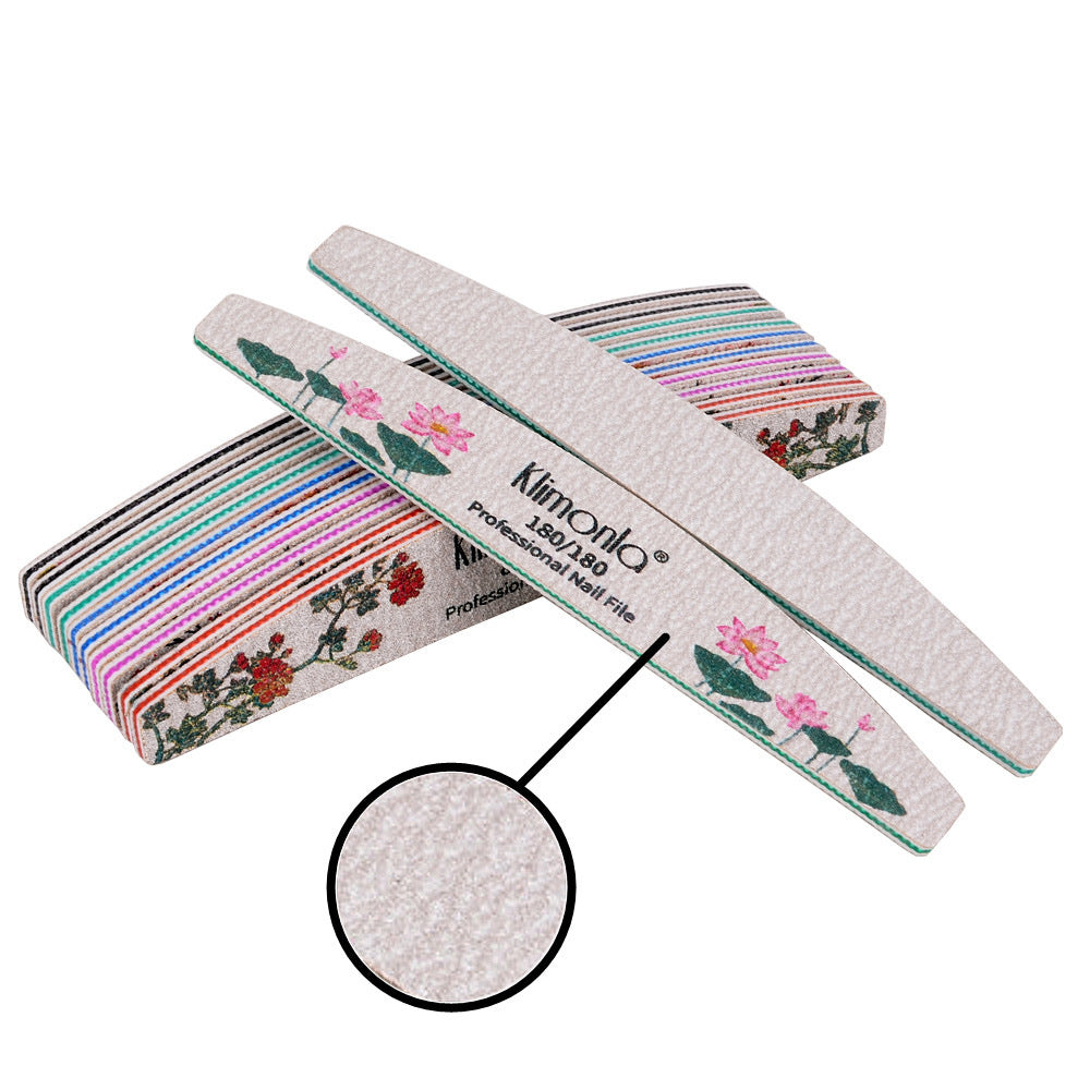 Manicure Nail File Set with Coarse Sandpaper for Nail Repair and Shaping - Multiple Grit Options