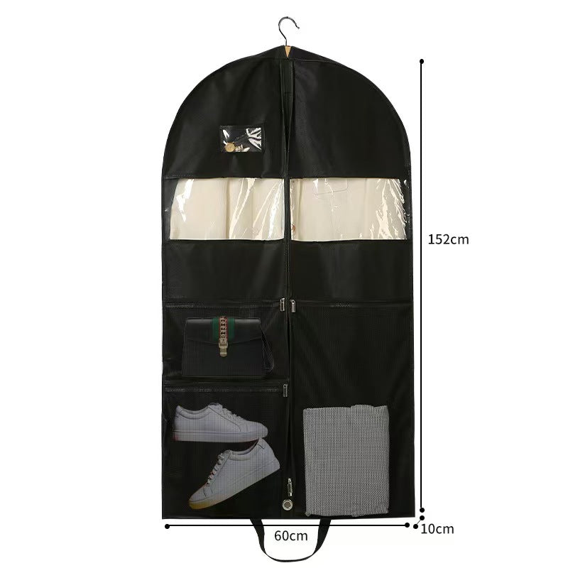 Large Capacity Hanging Storage Bag for Clothes Suit Dust Cover Organizer