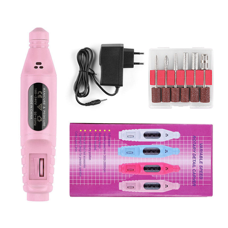 Portable USB Nail Polisher Machine - 20000 Speed