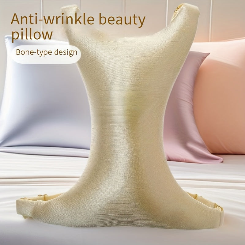 Anti-Wrinkle Chest Pillow – Bone-Type Design, Washable Sleeping Pillow